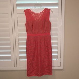 BCBG Coral lace dress